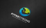 Fitness Strong Logo Theme Small Screenshot Fitness Strong Logo Template