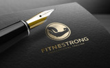 Fitness Strong Logo Theme Small Screenshot Fitness Strong Logo Template