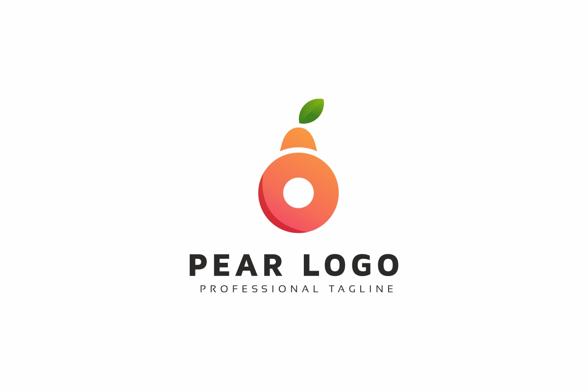 Download Шаблон логотипа "Pear Logo Template" / Pear Logo Template - Шаблон логотипа на тему графика apple,bite,logo,clean,colorful,computer,creative,dessert,eat,fruit,graphic,green,idea,inc,template,modern,multi,multipurpose,orange,pear,pear,logo,professional,restaurant,shop,software,techno