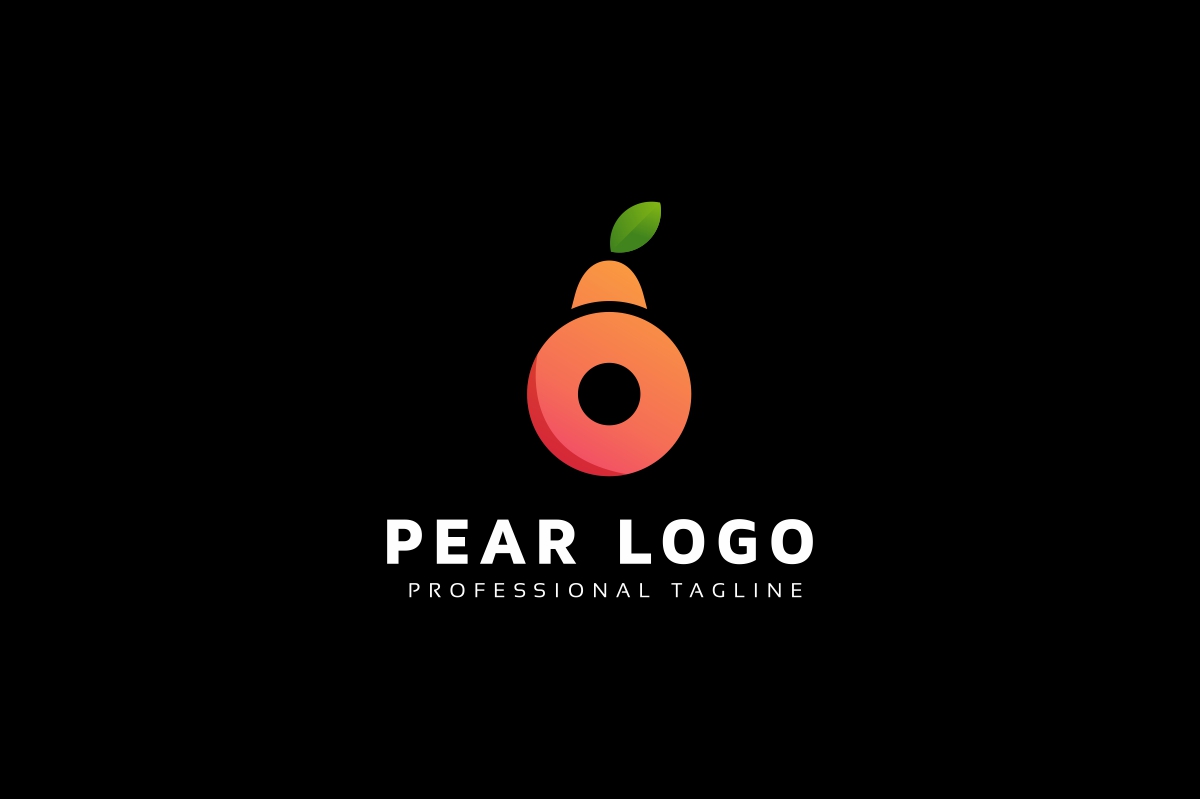 Download Шаблон логотипа "Pear Logo Template" / Pear Logo Template - Шаблон логотипа на тему графика apple,bite,logo,clean,colorful,computer,creative,dessert,eat,fruit,graphic,green,idea,inc,template,modern,multi,multipurpose,orange,pear,pear,logo,professional,restaurant,shop,software,techno