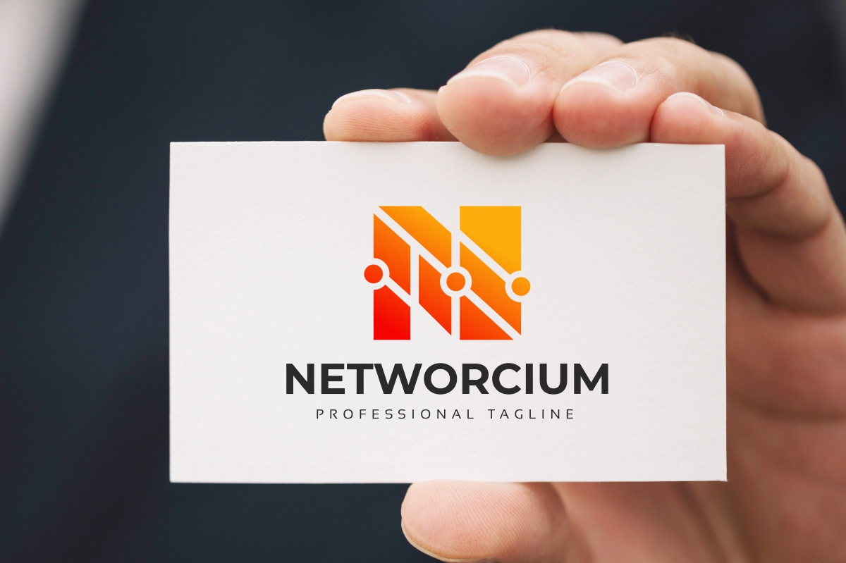 Download Шаблон логотипа "Networcium N Letter Logo Template" / Networcium N Letter Logo Template - Шаблон логотипа на тему графика app,blue,bold,brand,branding,business,clean,corporate,logo,creative,forum,game,letter,logotype,media,modern,n,n,professional,simple
