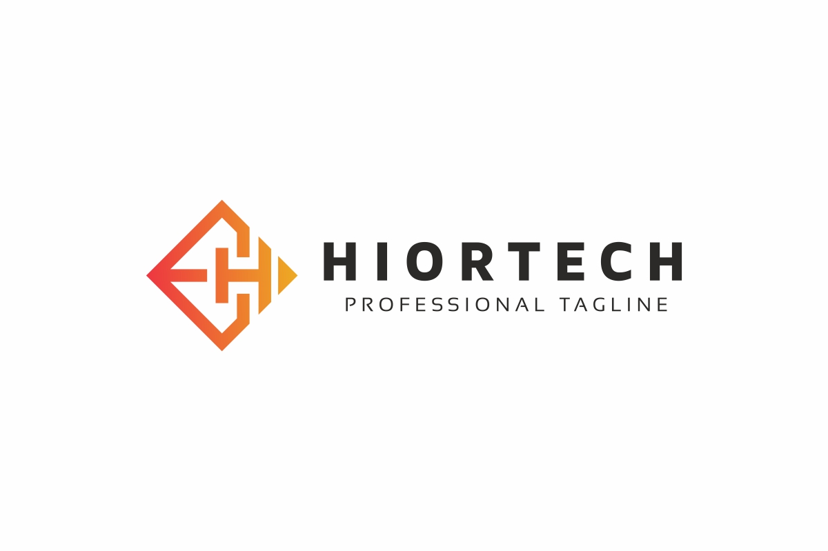Download Шаблон логотипа "Hiortech H Letter Logo Template" / Hiortech H Letter Logo Template - Шаблон логотипа на тему графика architecture,construction,company,h,letter,h,logo,home,house,interior,real,estate,solid