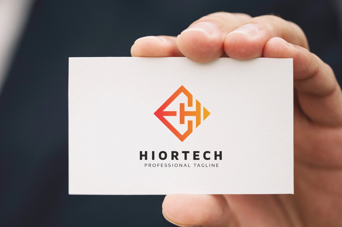 Download Шаблон логотипа "Hiortech H Letter Logo Template" / Hiortech H Letter Logo Template - Шаблон логотипа на тему графика architecture,construction,company,h,letter,h,logo,home,house,interior,real,estate,solid