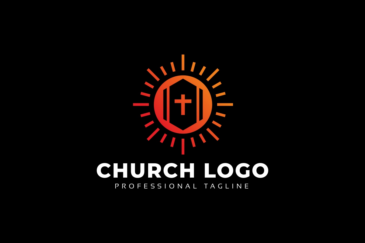 Download Шаблон логотипа "Church Logo Template" / Church Logo Template - Шаблон логотипа на тему графика abbey,architecture,bible,book,building,cathedral,catholic,chapel,christian,church,connect,construction,cross,faith,god,gospel,heaven,home,house,jesus