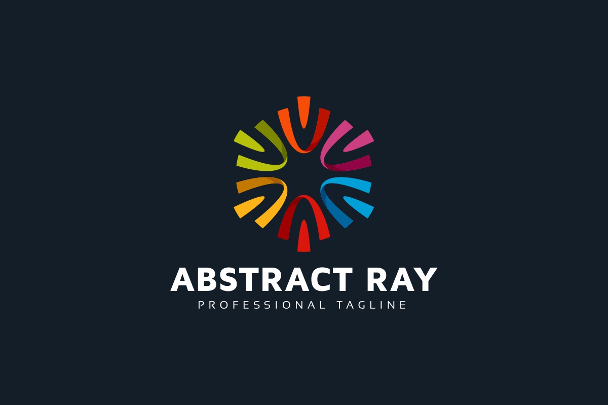 Download Шаблон логотипа "Abstract Rays Logo Template" / Abstract Rays Logo Template - Шаблон логотипа на тему графика abstract,business,earth,eco,energy,financial,fuel,green,group,horizont,logo,hybrid,investment,logotype,natural,nature,professional,ray,shine,solar