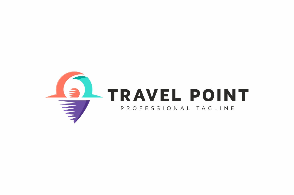 Download Шаблон логотипа "Travel Point Logo Template" / Travel Point Logo Template - Шаблон логотипа на тему графика app,destination,find,flat,holiday,island,journey,location,map,mountain,nature,navigation,ocean,pin,place,point,pointer,position,sea,sky