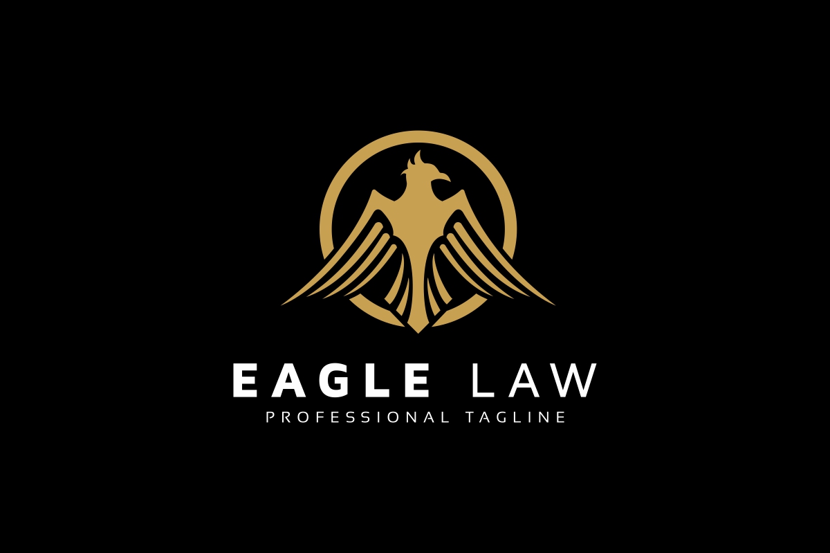 Download Шаблон логотипа "Eagle Law Logo Template" / Eagle Law Logo Template - Шаблон логотипа на тему графика animals,automotive,bird,boutique,creative,business,logo,crest,crown,design,eagle,fly,gold,heraldry,hotel,identity,inspiration,king,luxury,medieval
