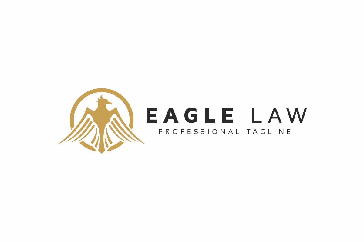 Download Шаблон логотипа "Eagle Law Logo Template" / Eagle Law Logo Template - Шаблон логотипа на тему графика animals,automotive,bird,boutique,creative,business,logo,crest,crown,design,eagle,fly,gold,heraldry,hotel,identity,inspiration,king,luxury,medieval