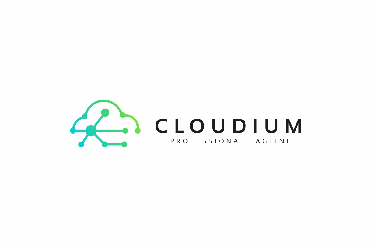 Download Шаблон логотипа "Cloud Technology Logo Template" / Cloud Technology Logo Template - Шаблон логотипа на тему графика app,apps,cloud,computing,communication,data,dot,exchange,flat,link,modern,online,simple,sync,upload,web,website