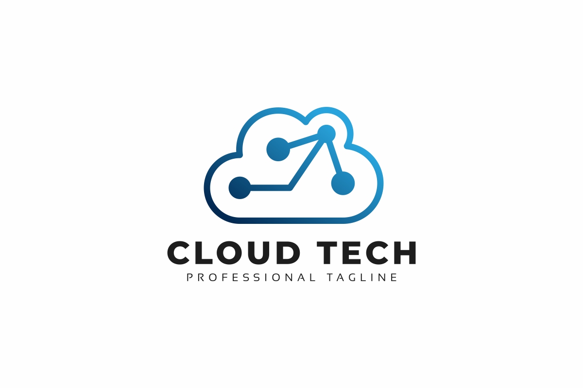 Download Шаблон логотипа "Cloud Tech Logo Template" / Cloud Tech Logo Template - Шаблон логотипа на тему графика app,blue,circuit,cloud,cloud computing,code,coding,compound,computer,computing,connect,connecting,connection,creative,data,electron,electronic,internet,it,mobile