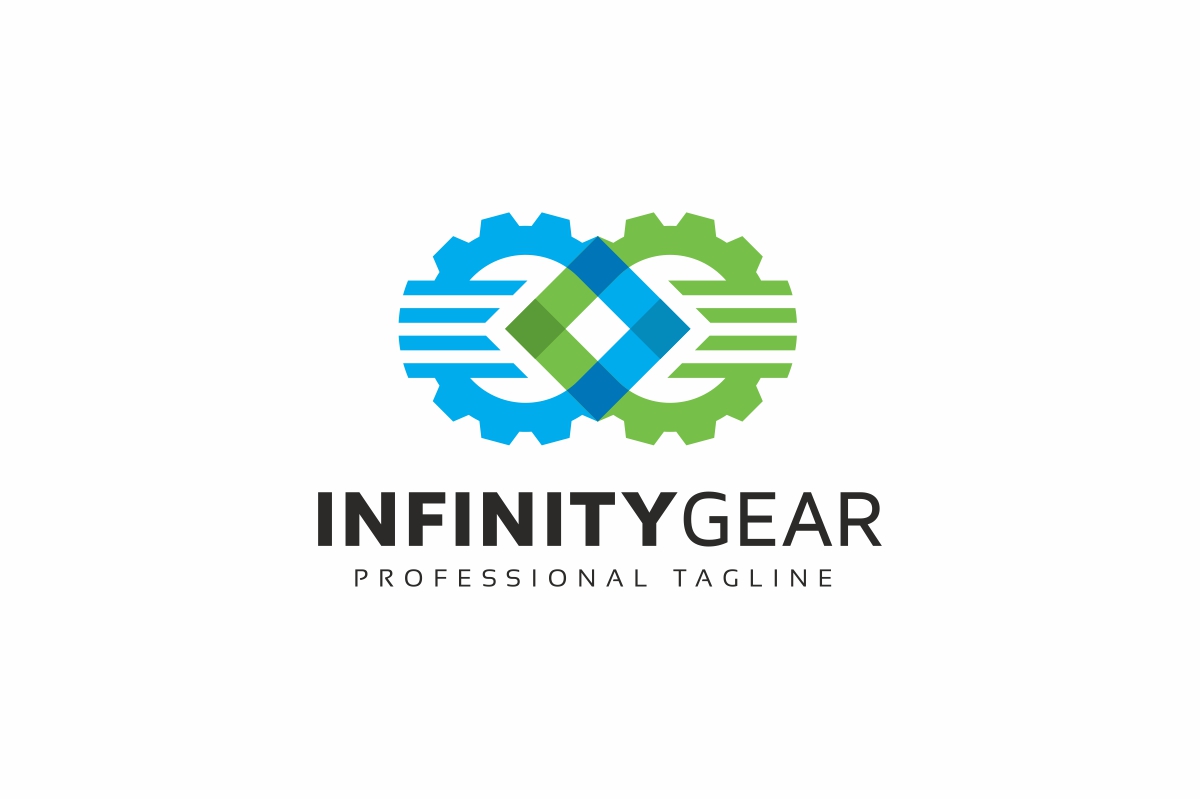 Download Шаблон логотипа "Infinity Gear Logo Template" / Infinity Gear Logo Template - Шаблон логотипа на тему графика automotive,bolpent,business,company,corporate,crossfit,development,elegant,engine,engineering,fire,gear,human,infinite,infinity,iron,logo,machine,modern,movement