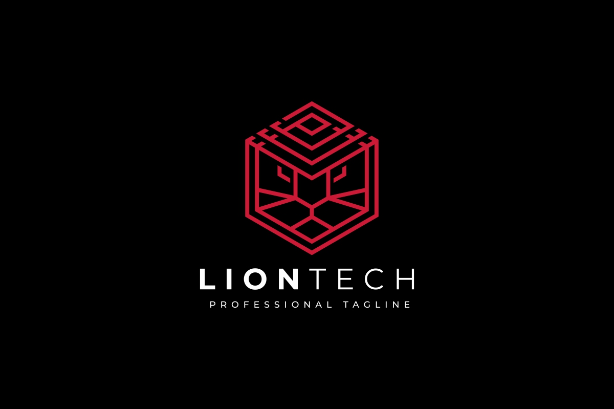 Download Шаблон логотипа "Lion Tech Logo Template" / Lion Tech Logo Template - Шаблон логотипа на тему графика animals,auto,automobile,blue,brand logo,branding,car,car logo,company,company logo,corporate,creative,creative logo,creative logo design,free logo,geek,geek logo,logo creative,logo free,logo 