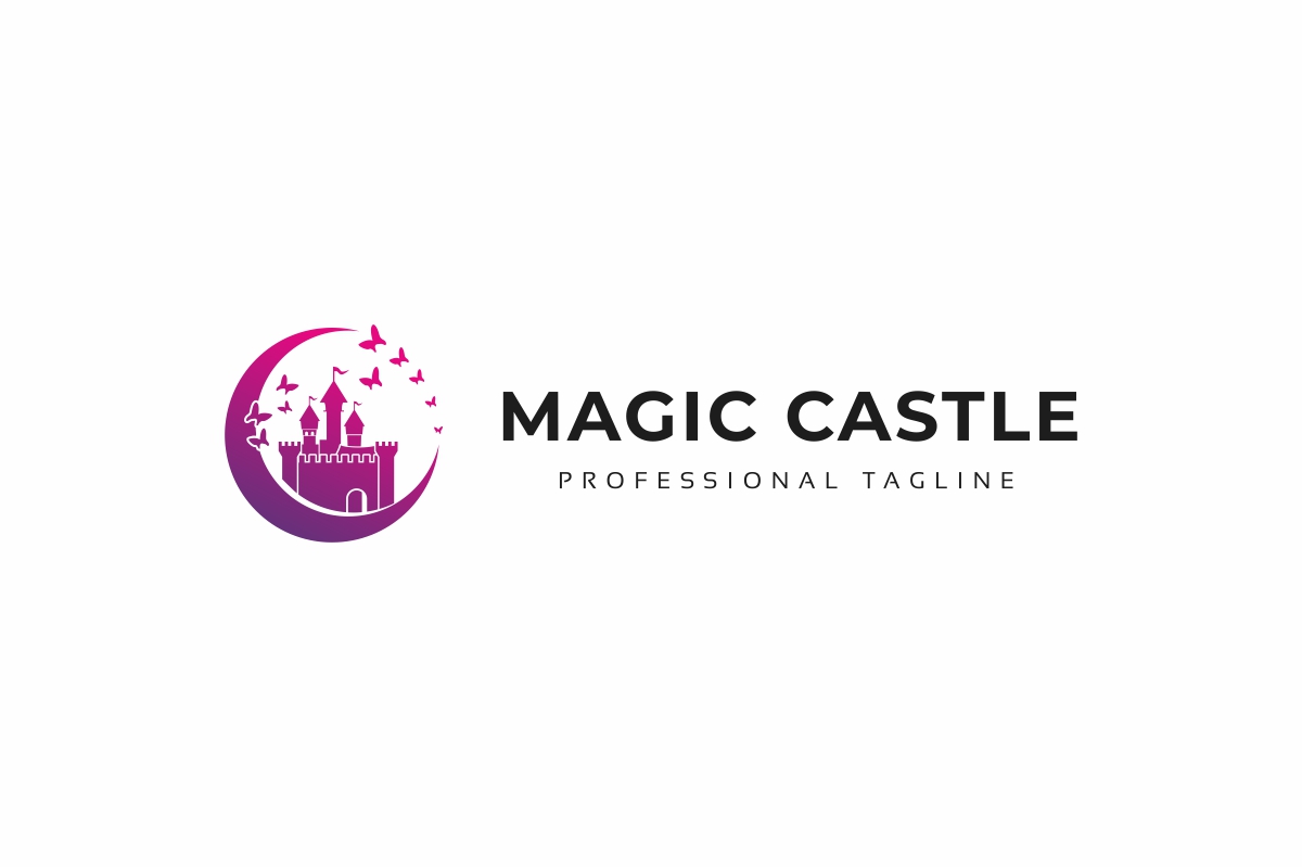 Download Шаблон логотипа "Magic Castle Logo Template" / Magic Castle Logo Template - Шаблон логотипа на тему графика agency,blog,business,castle,child,children,company,corporate,daycare,daydream,dream,dream castle,fantasy,festival,identity,logo,magic,moon,palace,print
