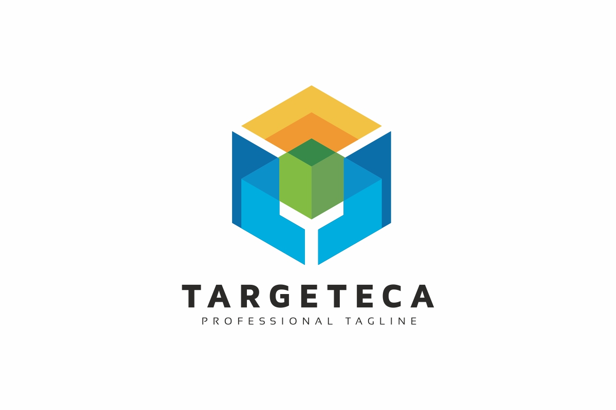 Download Шаблон логотипа "Target Hexagon Logo Template" / Target Hexagon Logo Template - Шаблон логотипа на тему графика agency,box,consult,consulting,cube,finance,finances,financial,financial advisor,financial firm,fund,funds,gain,goal,graph,hexagon,increase,invest,investment,management