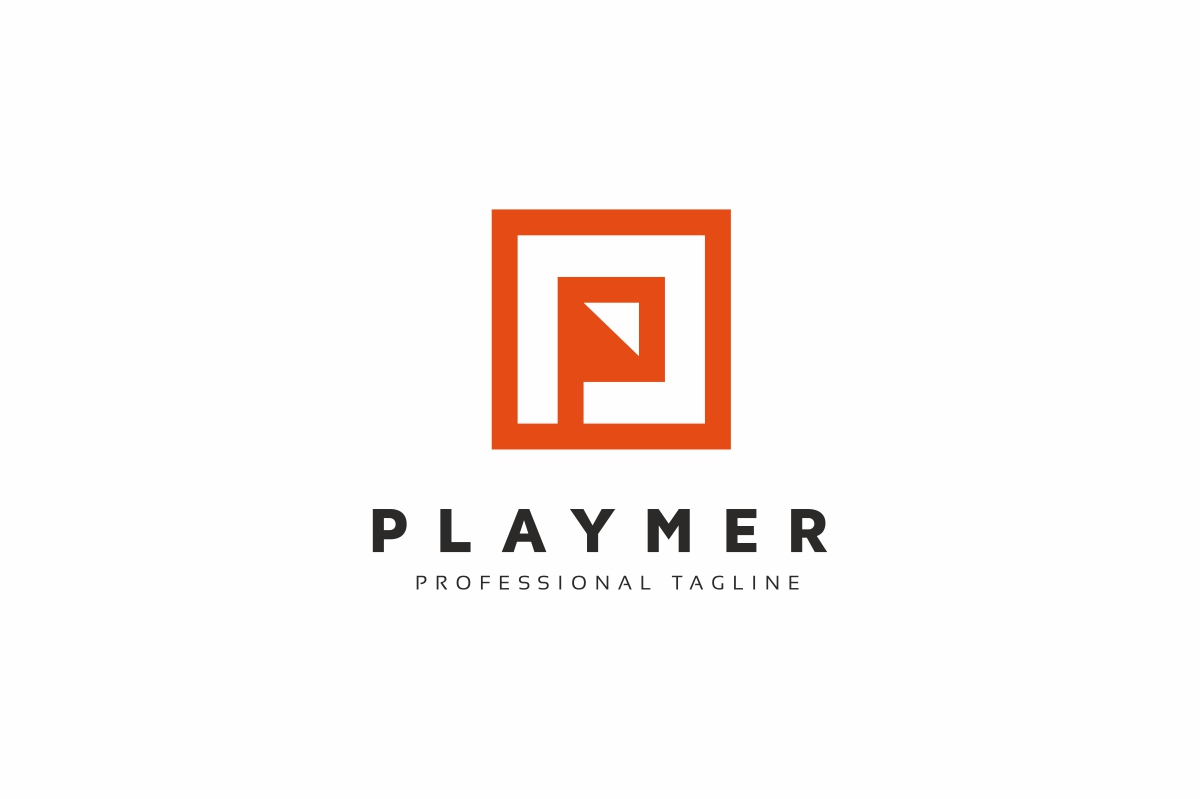 Download Шаблон логотипа "Play P Letter Logo Template" / Play P Letter Logo Template - Шаблон логотипа на тему графика actions,active,branding,camera,company,creative,fast,flat,game,idea,inspire,letter,media,move,movie,music,play,playback,powerpoint,preform