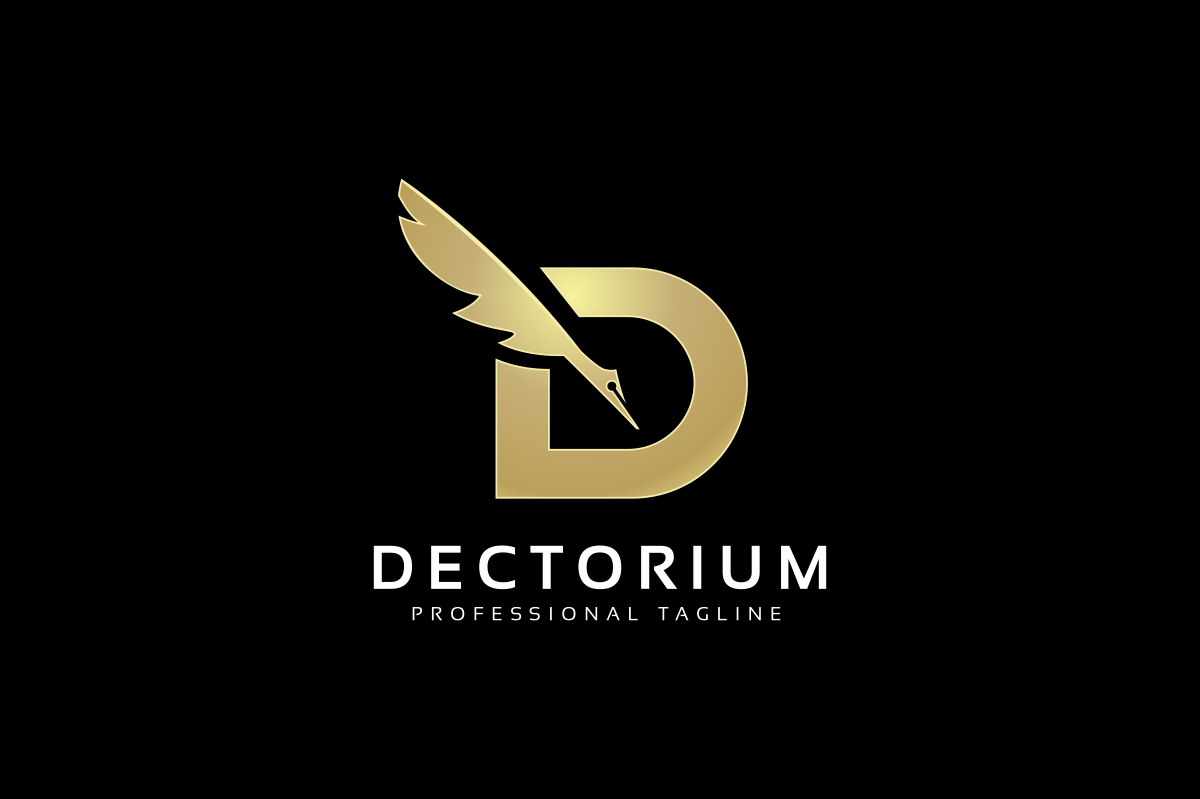 Download Шаблон логотипа "D Letter Write Logo Template" / D Letter Write Logo Template - Шаблон логотипа на тему графика letter,vector,education,icon,write,template,concept,school,logo,pen,art,logotype,alphabet,library,illustration,design,book,pencil,creative,font