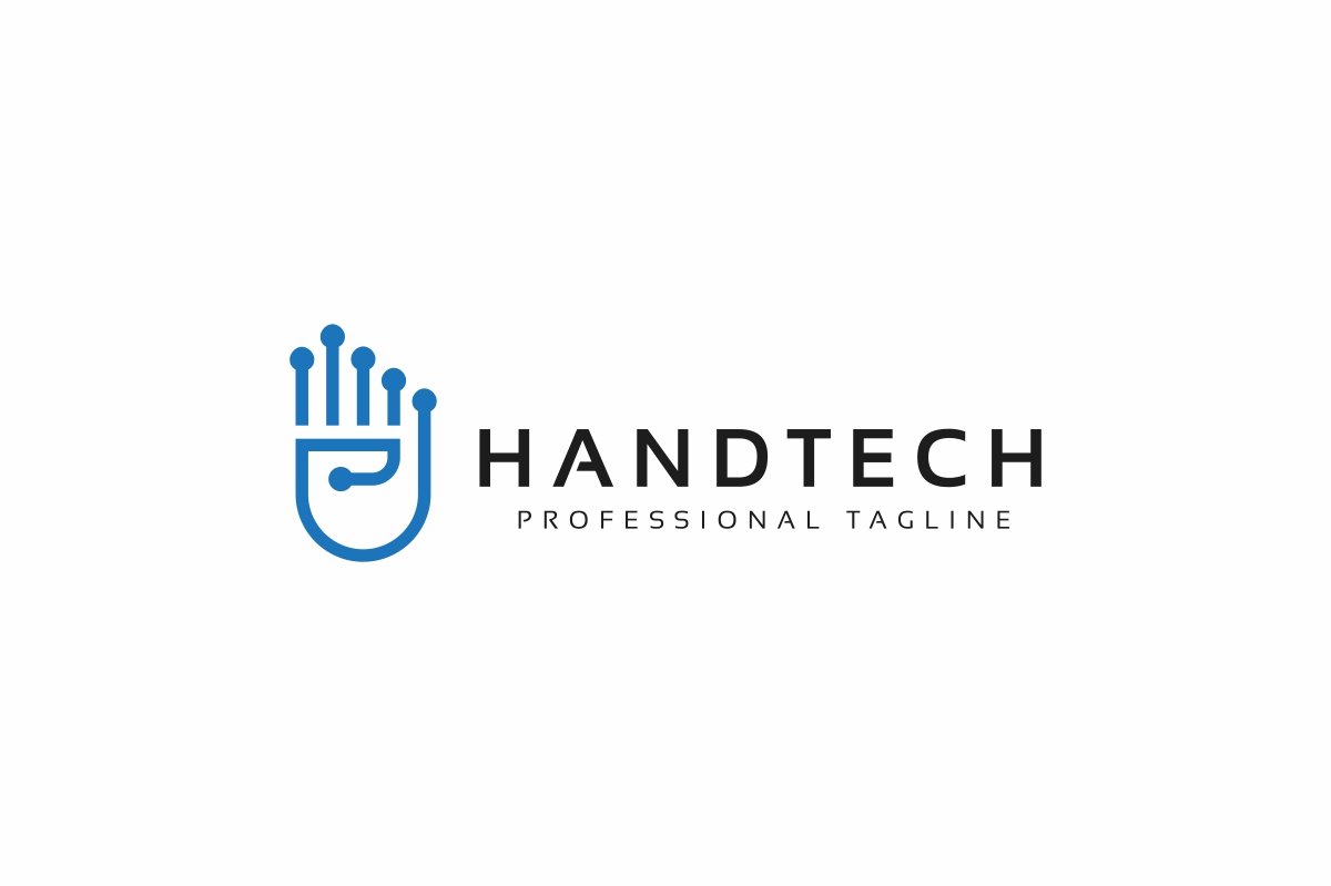 Download Шаблон логотипа "Hand Tech Logo Template" / Hand Tech Logo Template - Шаблон логотипа на тему графика app,circuit,communication,communications,computer,connection,data,device,digital,entertainment,file,finger,gaming,hand,hands,hardware,host,human,internet,media