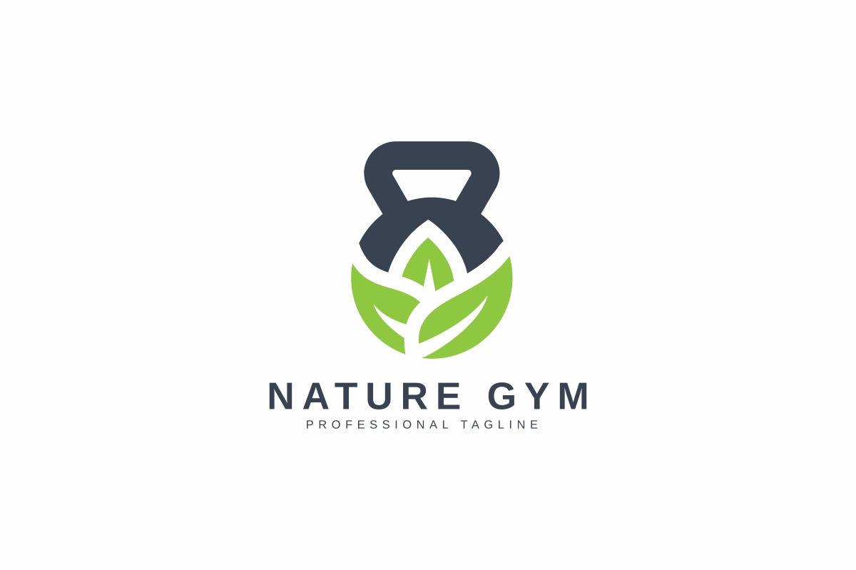 Download Шаблон логотипа "Nature Gym Logo Template" / Nature Gym Logo Template - Шаблон логотипа на тему графика diet,dieting,energy,fitness,food,gym,healthy fruit,juice,lifestyle,muscle,natural,nature,orange,power,powerpoint,restaurant,sport,training,vegetable,wellness