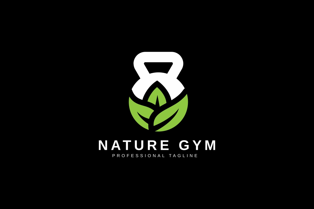 Download Шаблон логотипа "Nature Gym Logo Template" / Nature Gym Logo Template - Шаблон логотипа на тему графика diet,dieting,energy,fitness,food,gym,healthy fruit,juice,lifestyle,muscle,natural,nature,orange,power,powerpoint,restaurant,sport,training,vegetable,wellness