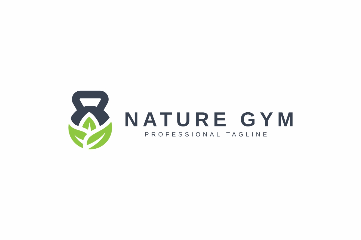 Download Шаблон логотипа "Nature Gym Logo Template" / Nature Gym Logo Template - Шаблон логотипа на тему графика diet,dieting,energy,fitness,food,gym,healthy fruit,juice,lifestyle,muscle,natural,nature,orange,power,powerpoint,restaurant,sport,training,vegetable,wellness