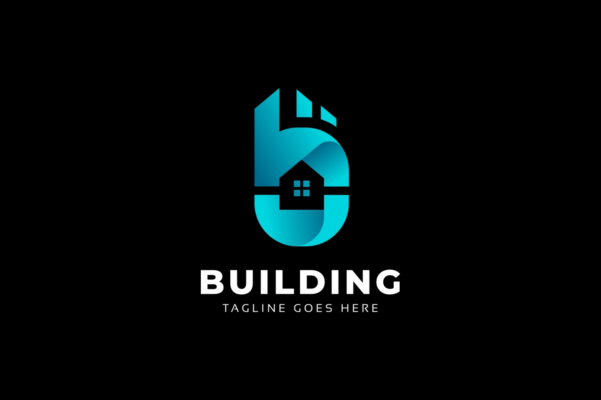 Download Шаблон логотипа "Building B Letter Logo Template" / Building B Letter Logo Template - Шаблон логотипа на тему графика alphabet,build,builder,building,business,character,characters,company,consulting,eco,estate,farm,green,home,house,housing,identity,letter,loan,logo