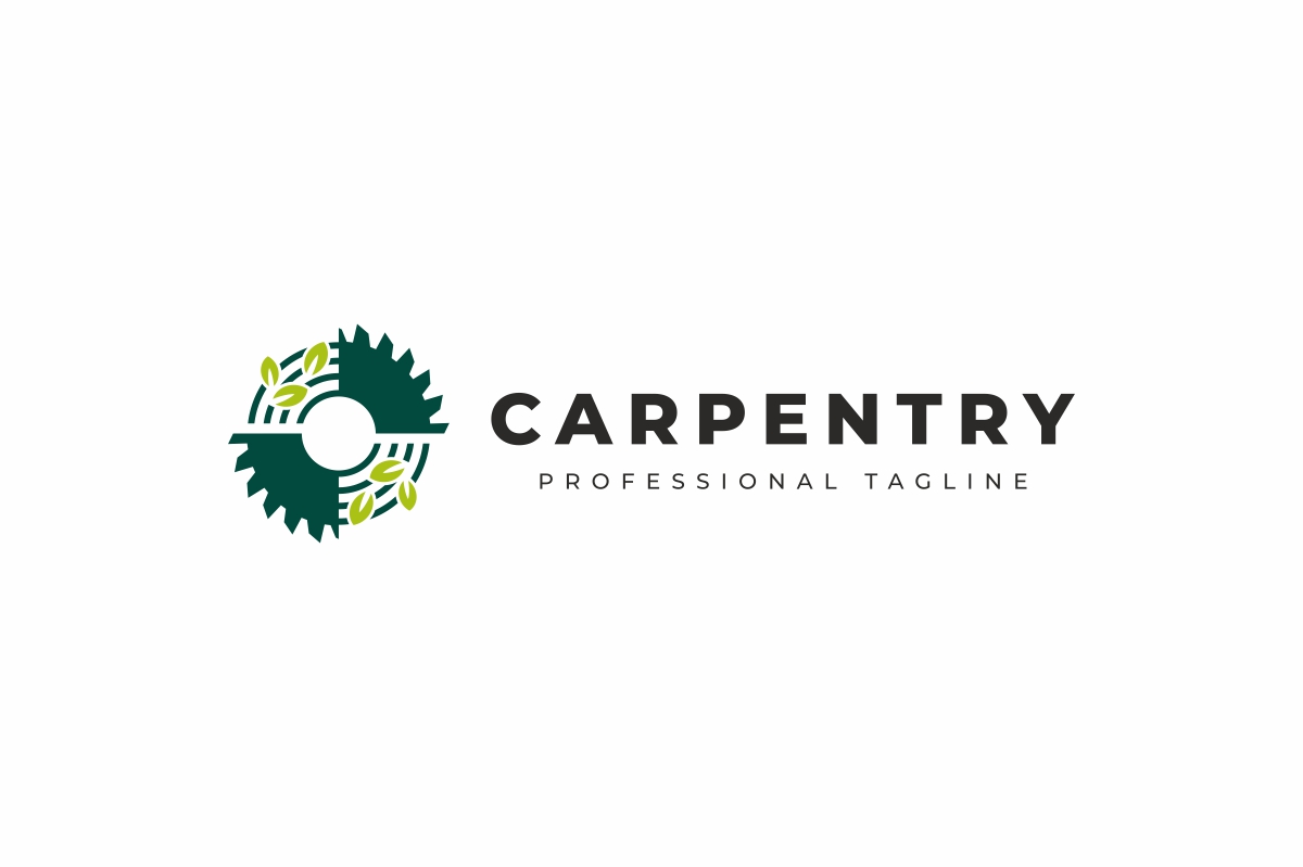 Download Шаблон логотипа "Carpentry Logo Template" / Carpentry Logo Template - Шаблон логотипа на тему графика business,cabinetmaking,carpenter,carpentry,carve,carving,circular,forest,industry,joiner,joinery,leaf,leaves,logo,lumber,mining,saw,sawmill,sawn,timber