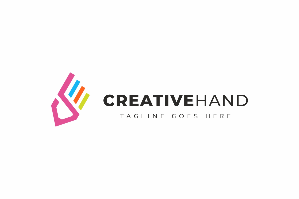 Download Шаблон логотипа "Creative Hand Logo Template" / Creative Hand Logo Template - Шаблон логотипа на тему графика art gallery,art school,charity foundation logo,colorful,community,creative,crowd,diy,friends,friendship,fun,fund,group,hand,handmade shop,happy kindergarten,healthcare,help,hope,human