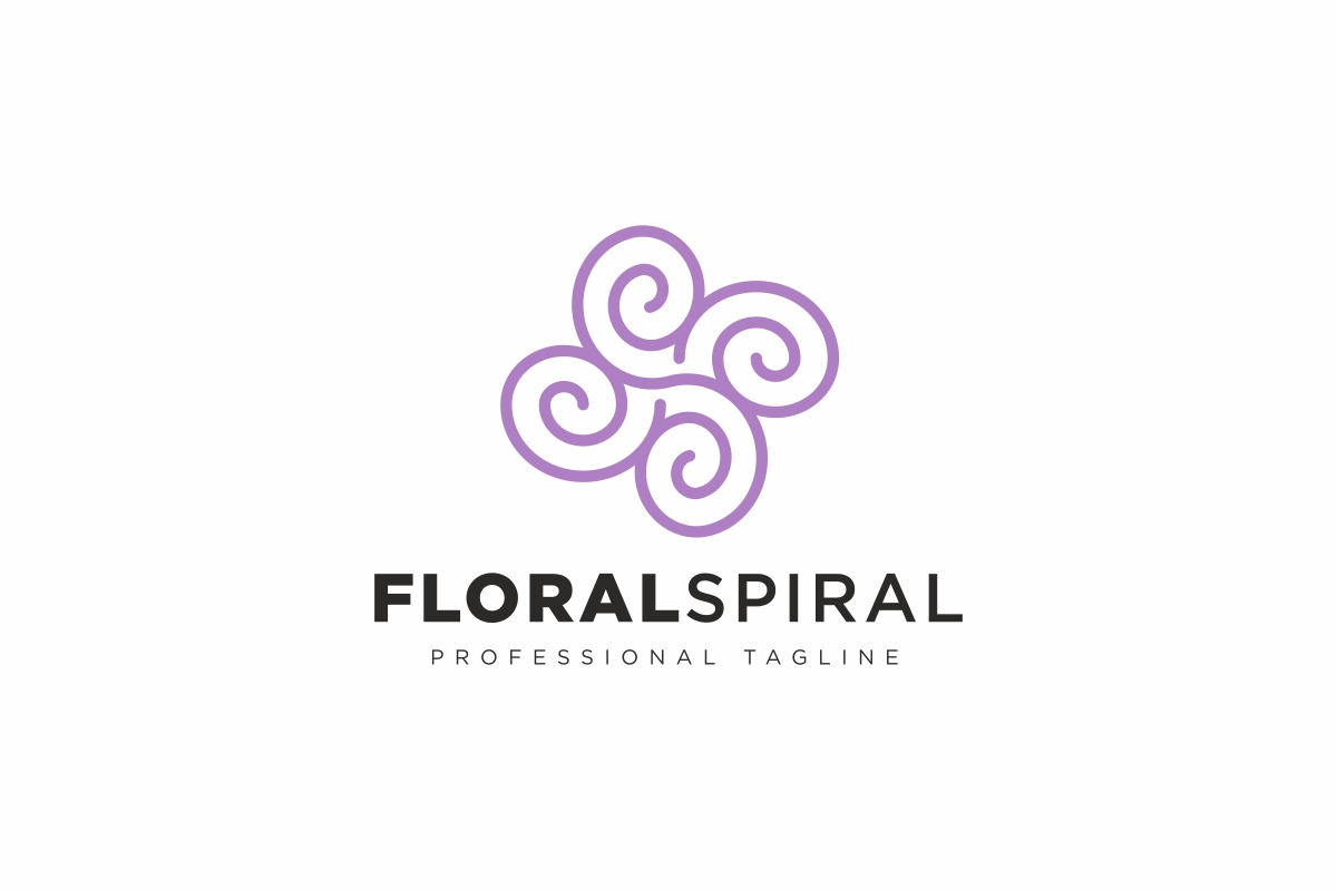 Download Шаблон логотипа "Floral Spiral Logo Template" / Floral Spiral Logo Template - Шаблон логотипа на тему графика app,astrology,beauty salon logo,beauty spa logo,cluster,connected,creative,curve,curves,delicate,elegant,floral spiral,florist logo,flower group,flowers,hypnosis,hypnotic symbol,petal,petals,