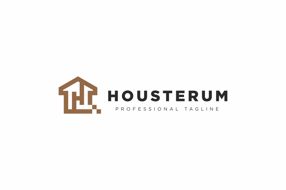 Download Шаблон логотипа "House H Letter Logo Template" / House H Letter Logo Template - Шаблон логотипа на тему графика architecture,construction,construction company,h letter,h logo,home,house,house logo,interior,letter,real estate,solid
