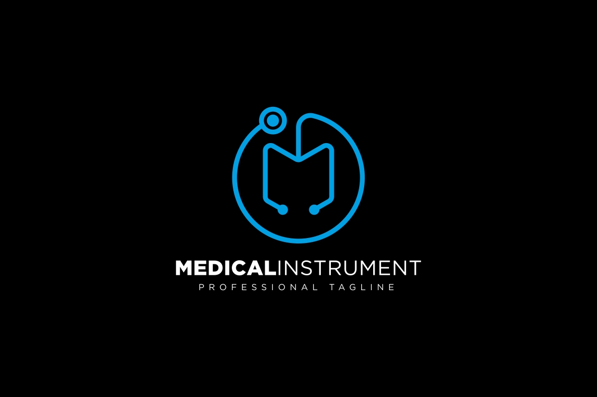 Download Шаблон логотипа "Medical Logo Template" / Medical Logo Template - Шаблон логотипа на тему графика hospital,icon,vector,doctor,medical,symbol,health,instrument,care,illustration,isolated,diagnostic,clinic,logotype,stethoscope,sign,equipment,medicine,design,logo