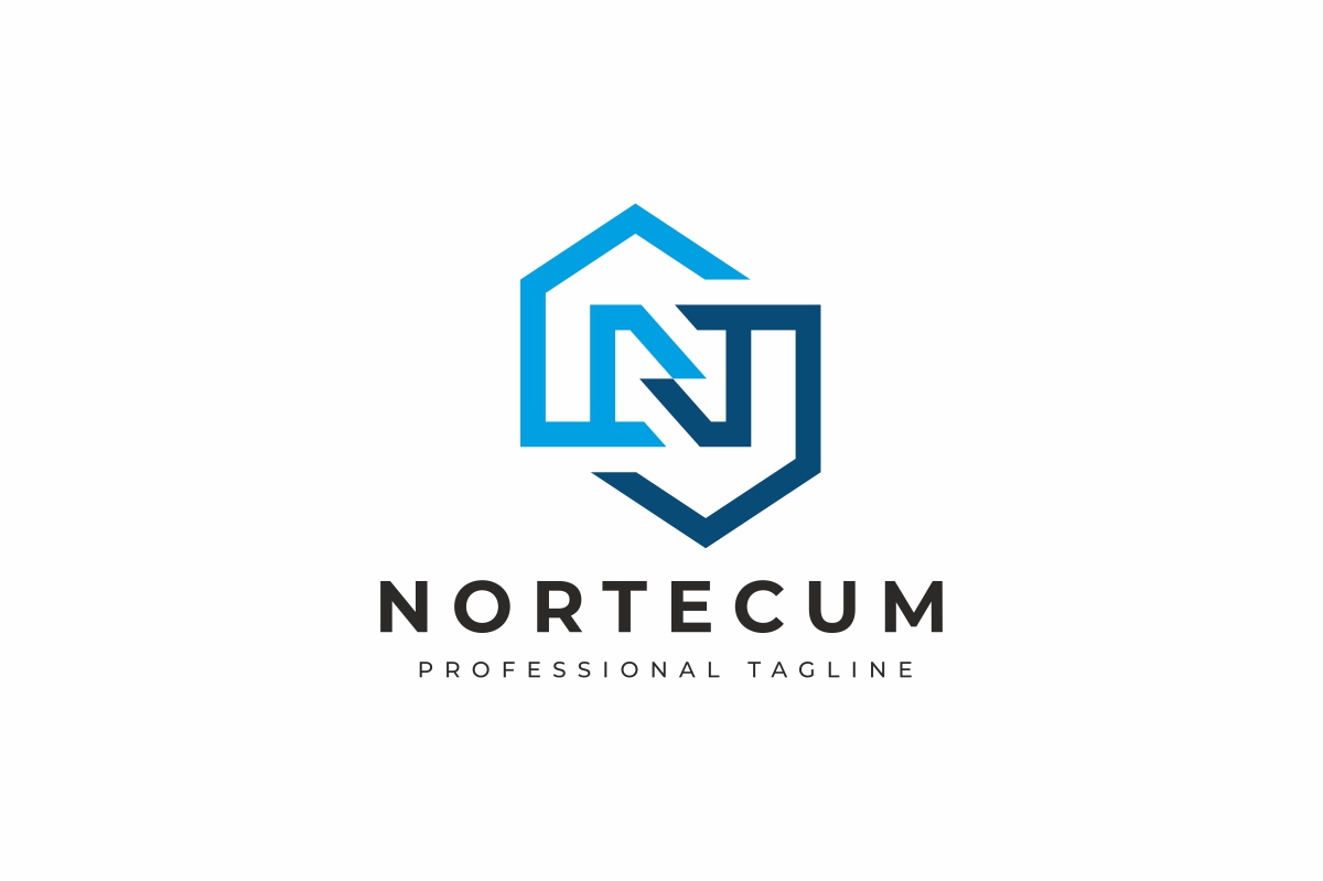 Download Шаблон логотипа "N Letter Hexagon Logo Template" / N Letter Hexagon Logo Template - Шаблон логотипа на тему графика brand,branding,business,clean,clear,corporate,data,iconic,identity,internet,it,letter,letter n,modern,n letter,net,new,new year,pixel,print ready