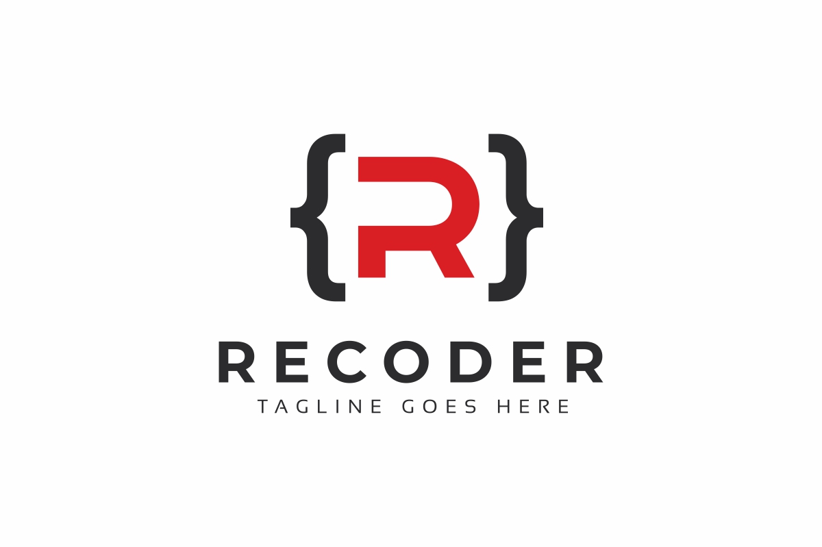 Download Шаблон логотипа "Recoder R Letter Logo Template" / Recoder R Letter Logo Template - Шаблон логотипа на тему графика app,branding,car,creative,industry,letter,logo,modern,office,r letter,r logo,race,service,simple,sport,unique,web