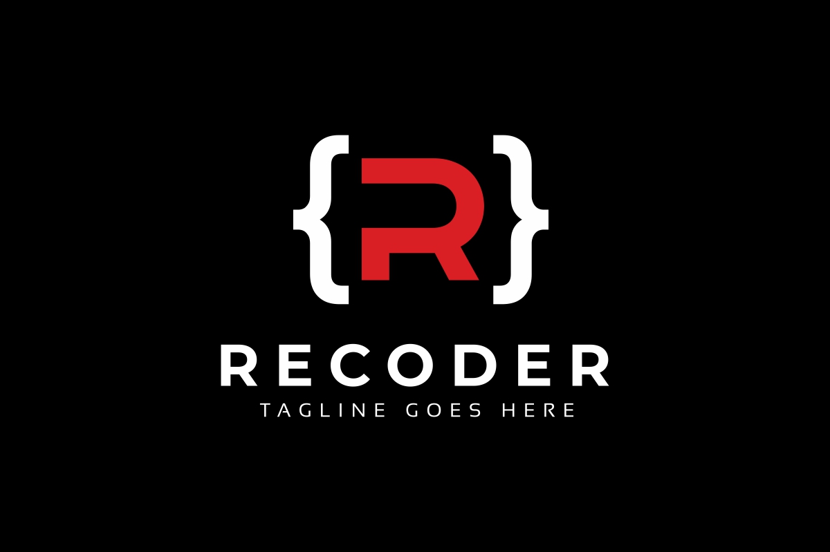 Download Шаблон логотипа "Recoder R Letter Logo Template" / Recoder R Letter Logo Template - Шаблон логотипа на тему графика app,branding,car,creative,industry,letter,logo,modern,office,r letter,r logo,race,service,simple,sport,unique,web
