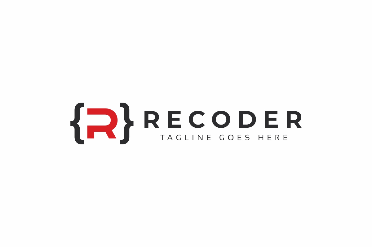 Download Шаблон логотипа "Recoder R Letter Logo Template" / Recoder R Letter Logo Template - Шаблон логотипа на тему графика app,branding,car,creative,industry,letter,logo,modern,office,r letter,r logo,race,service,simple,sport,unique,web