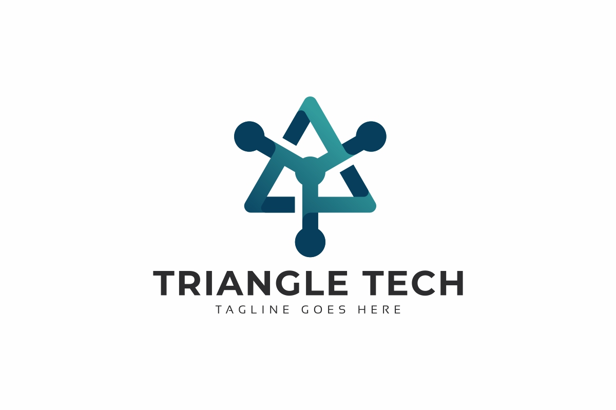 Download Шаблон логотипа "Triangle Tech Logo Template" / Triangle Tech Logo Template - Шаблон логотипа на тему графика bio,business,circle,company,corporate,cycling,innovation,responsibility,software,tech,ttriangle,united,web