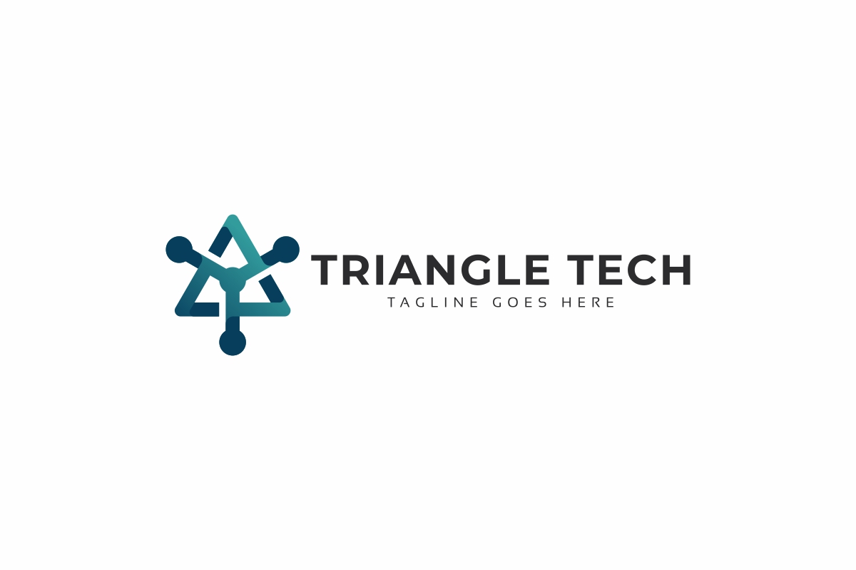 Download Шаблон логотипа "Triangle Tech Logo Template" / Triangle Tech Logo Template - Шаблон логотипа на тему графика bio,business,circle,company,corporate,cycling,innovation,responsibility,software,tech,ttriangle,united,web