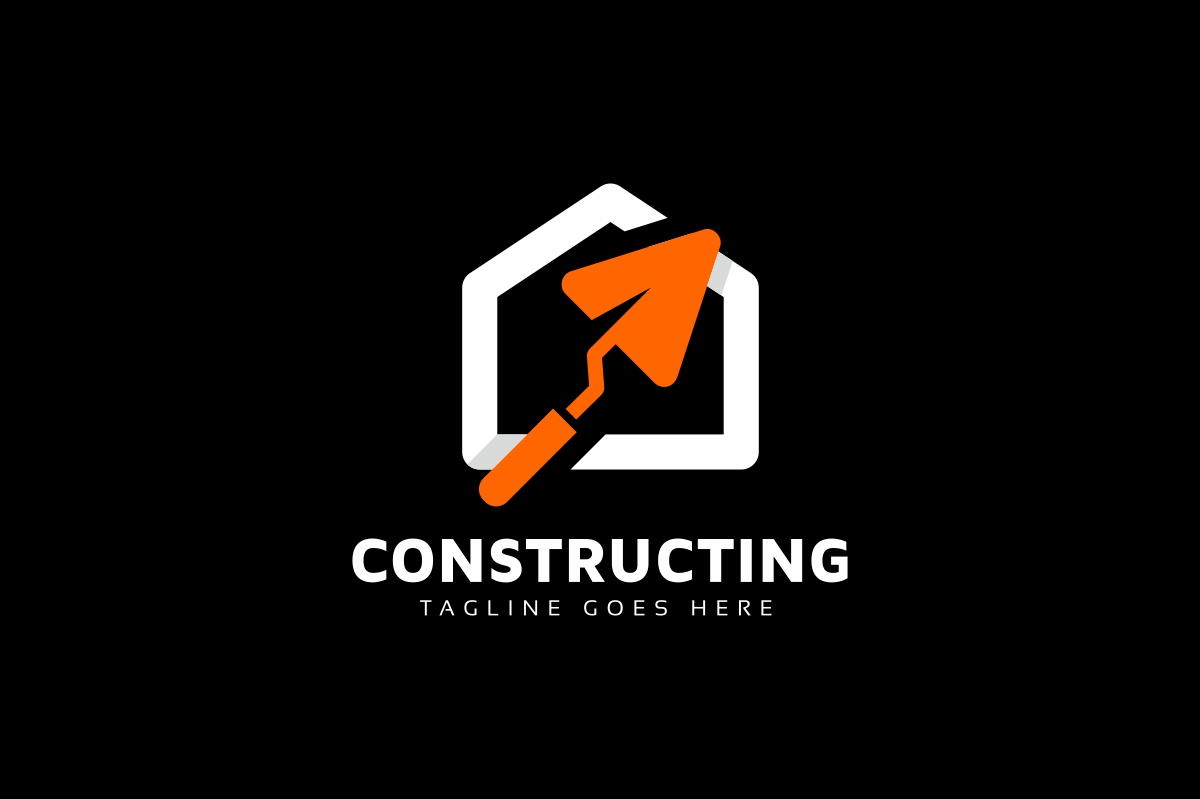 Download Шаблон логотипа "Constructing Logo Template" / Constructing Logo Template - Шаблон логотипа на тему графика abstract,abstract logo,brand,branding,company,construction,construction logo,corporate,cosntruction company,home,home logo,house,house logo,identity,logo,logotype,real estate,real estate logo