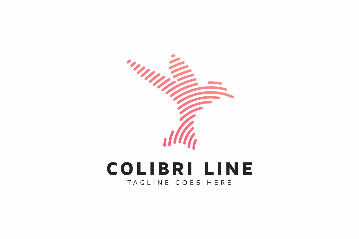 Download Шаблон логотипа "Colibri Line Logo Template" / Colibri Line Logo Template - Шаблон логотипа на тему графика beauty,body care,boutique,business,corporate,cosmetic,eco,ecology,female,fitness,glamour,gym,luxury,makeup,massage,models agency,modern,natural,nature,perfume