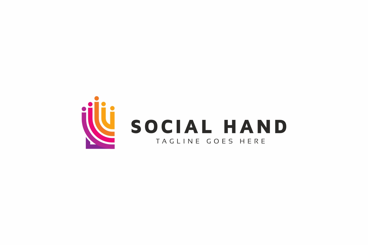 Download Шаблон логотипа "Social Hand Logo Template" / Social Hand Logo Template - Шаблон логотипа на тему графика abstract,business,corporate,creative,design,finance,flower,flowers,infinity,logo,loop,media,symbol,team,template,work