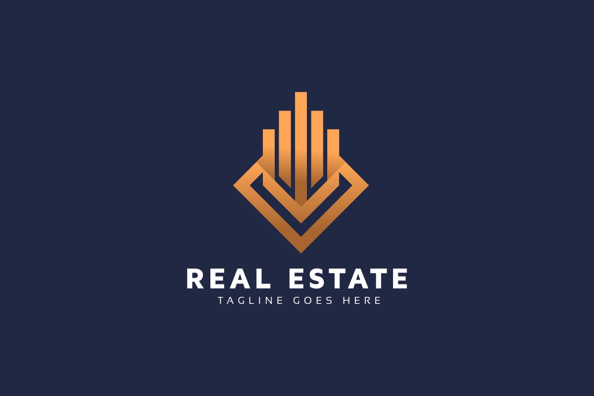Download Шаблон логотипа "Real Estate Logo Template" / Real Estate Logo Template - Шаблон логотипа на тему графика abstract,agency,architecture,brand,branding,build,building,business,clean,colorful,company,construct,construction,design,home,house,insurance,insurance logo,logotype,modern