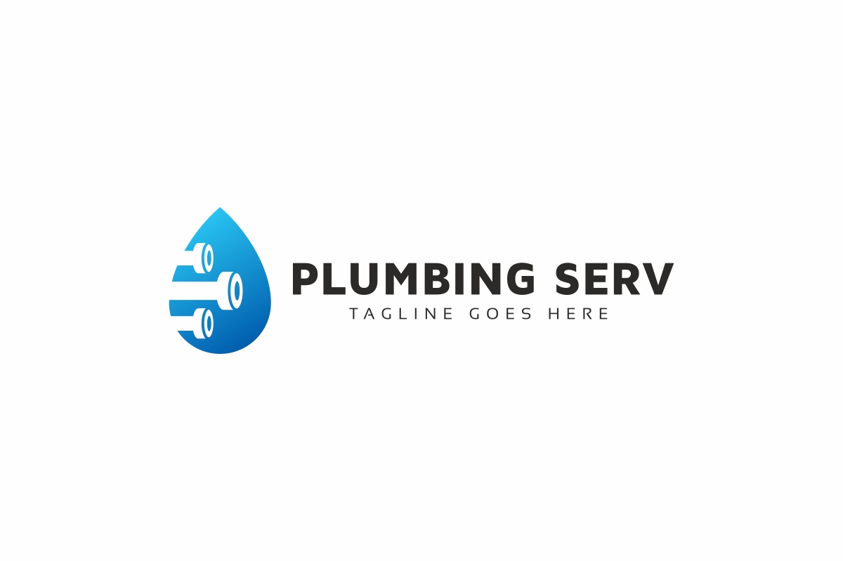 Download Шаблон логотипа "Plumbing Service Logo Template" / Plumbing Service Logo Template - Шаблон логотипа на тему графика agency,agent,app,application,construction,develop,engineer,fix,forum,home,hotel,house,mobile,people,pipe,plumber,plumbing,property,real estate,rent