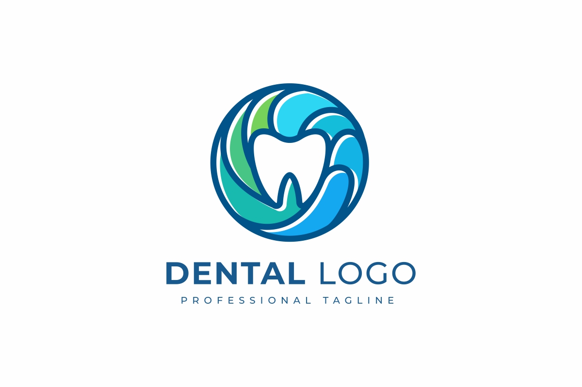 Download Шаблон логотипа "Dental Logo Template" / Dental Logo Template - Шаблон логотипа на тему графика dental,dental care,dentistry,family dentistry,health,logo,medical,tooth,vector