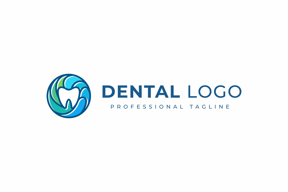 Download Шаблон логотипа "Dental Logo Template" / Dental Logo Template - Шаблон логотипа на тему графика dental,dental care,dentistry,family dentistry,health,logo,medical,tooth,vector