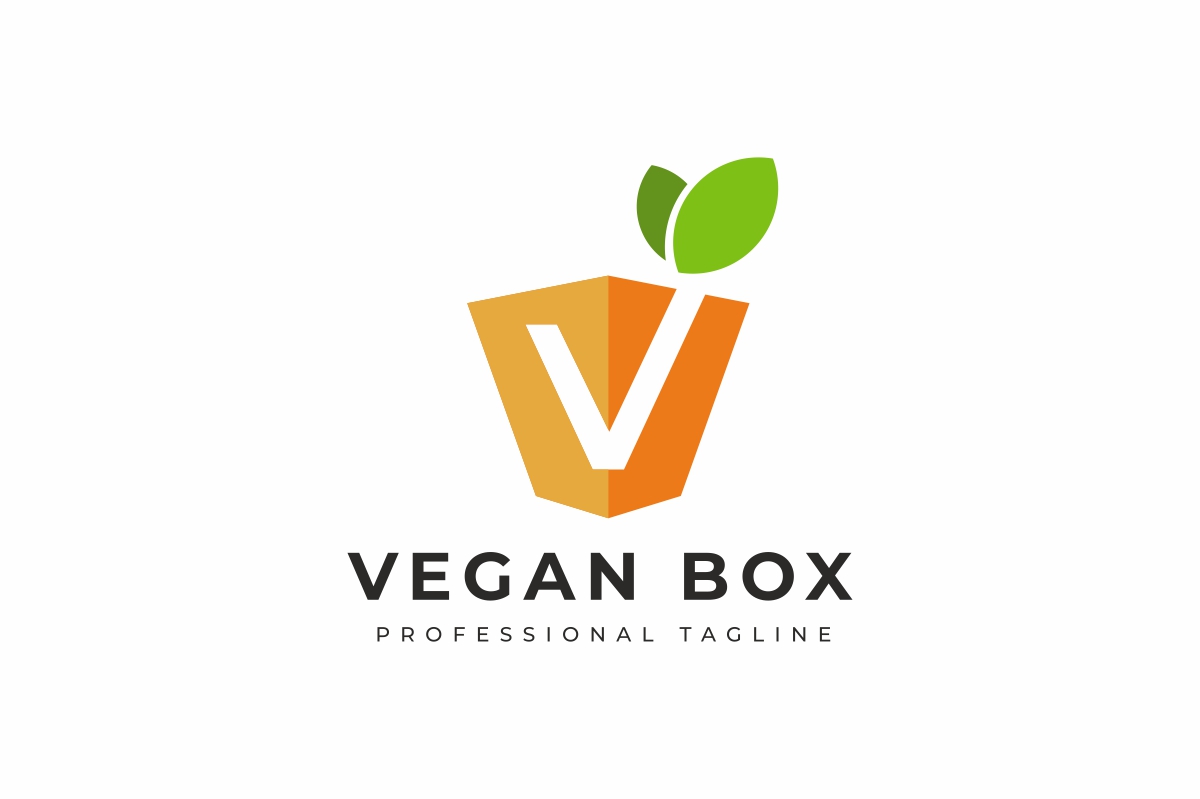 Download Шаблон логотипа "Vegan Box Logo Template" / Vegan Box Logo Template - Шаблон логотипа на тему графика agriculture,bio,biology,bold,box,capital,ecology,endless,finance,geometric,green,infinite,infinity,investment,leaf,link,logo,natural,nature,network