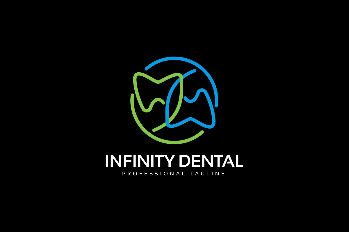 Download Шаблон логотипа "Infinity Dental Logo Template" / Infinity Dental Logo Template - Шаблон логотипа на тему графика infinity,blue,clean,clinic,dental,dentist,dentistry,design,doctor,graphic,health,icon,image,implant,logo,medical,orthodontic,symbol,teeth,tooth