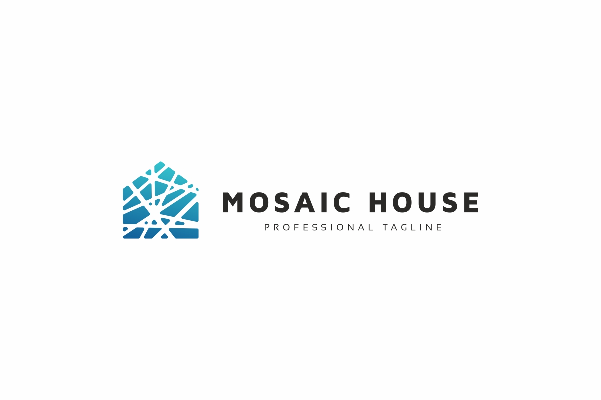 Download Шаблон логотипа "Mosaic House Logo Template" / Mosaic House Logo Template - Шаблон логотипа на тему графика architecture,art,art gallery,charity,child,children s foundation,children s hospital,creative,eco house,ecological,ecology,farm,green home,handmade,happy,home,home staging,house,house finder,