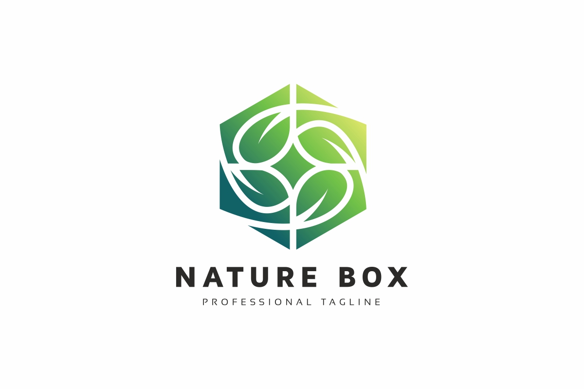 Download Шаблон логотипа "Nature Box Logo Template" / Nature Box Logo Template - Шаблон логотипа на тему графика agriculture logo,beauty,bio,botany,conservation,creative concept,emblem logo,environment,environmental,farm logo,food,garden,gardening logo,green,insignia,landscape,leaf,logotype,natural logo