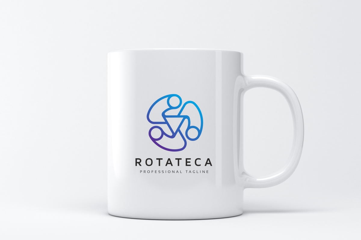 Download Шаблон логотипа "Rotation Logo Template" / Rotation Logo Template - Шаблон логотипа на тему графика build,business,clean,code,colorful,company,construction,corporate,design,firm,group,identity,letter,logo,maze,media,modern,pattern,play,psd