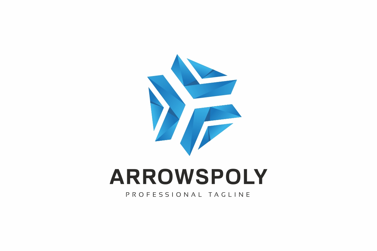 Download Шаблон логотипа "Arrows Polygon Logo Template" / Arrows Polygon Logo Template - Шаблон логотипа на тему графика agency,arrow,blast,burst,business,channel,code,company,content,creative,forward,logo,media,movement,particles,play,polygon,psd,studio,template