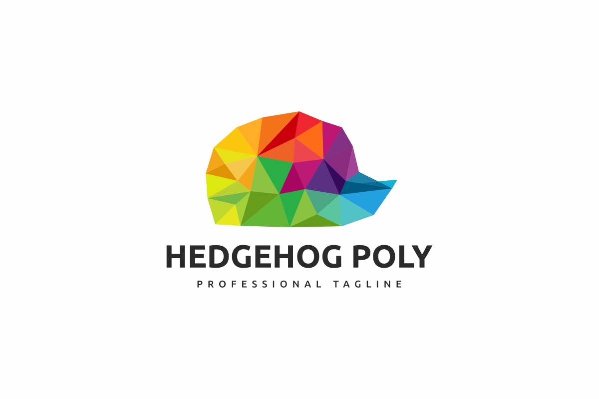 Download Шаблон логотипа "Hedgehog Polygon Logo Template" / Hedgehog Polygon Logo Template - Шаблон логотипа на тему графика animals,art,artistic,business,character,characters,color pencil,colorful,creative,creature,creature logo,drawing,editable logo template,editable vector logo,hedgehog,hedgehog logo,logo templa